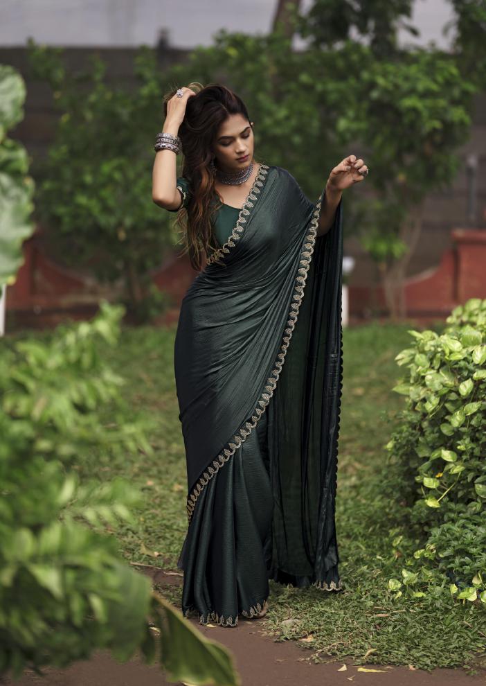 Platinum Vol 4 By Kashvi Swarovski Soft Silk Party Wear Sarees Wholesale Shop In Surat
